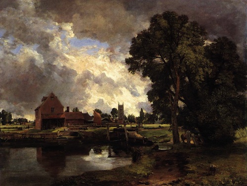 Constable: Dedham Lock and Mill