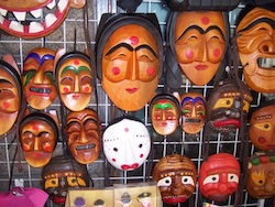 Korean wooden masks