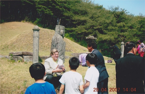 Kwon family gravesite outside Andong