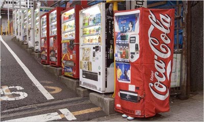 japan coke machine dress